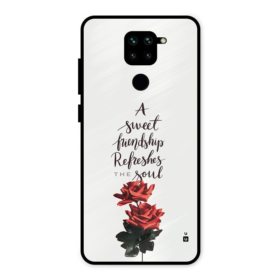 Sweet Friendship Metal Back Case for Redmi Note 9