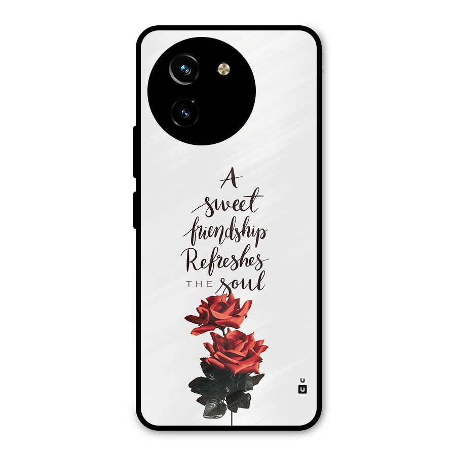 Sweet Friendship Metal Back Case for Vivo T3x