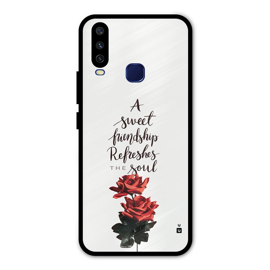 Sweet Friendship Metal Back Case for Vivo U10