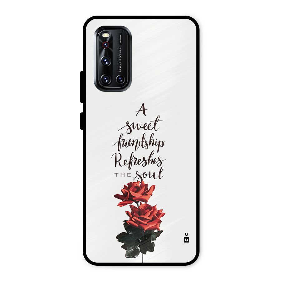 Sweet Friendship Metal Back Case for Vivo V19