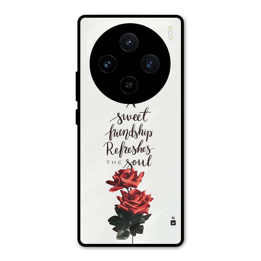 Sweet Friendship Metal Back Case for Vivo X100