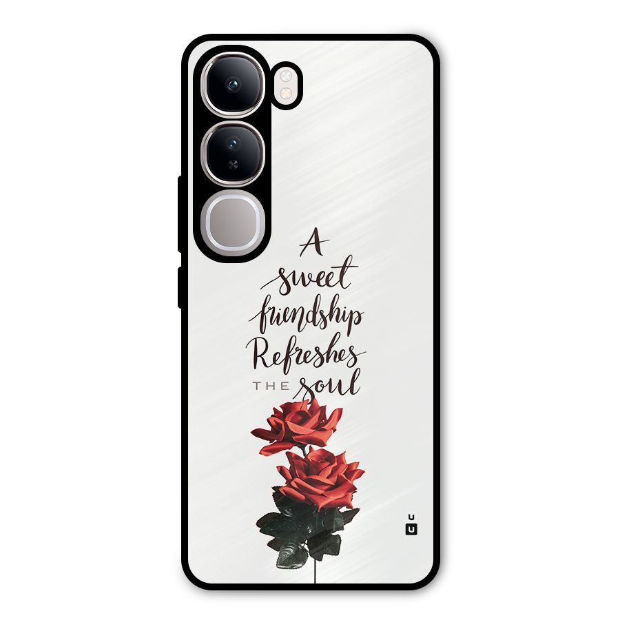 Sweet Friendship Metal Back Case for Vivo Y300