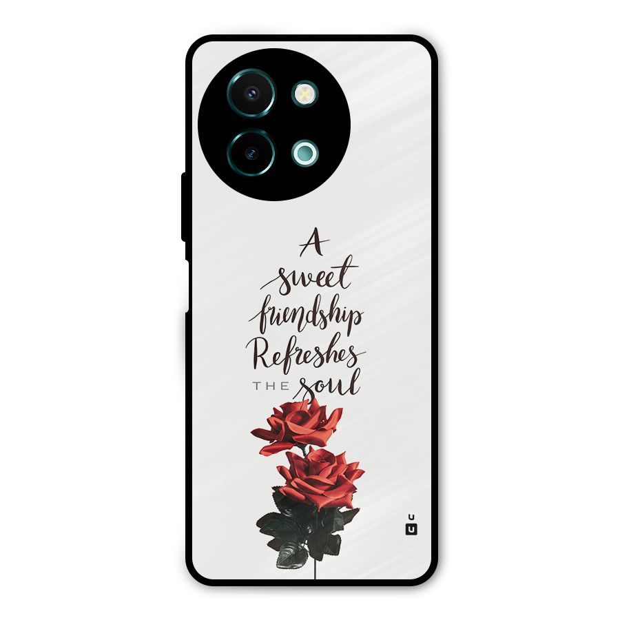 Sweet Friendship Metal Back Case for Vivo Y58