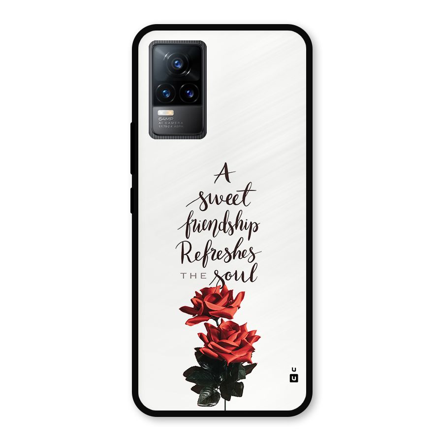 Sweet Friendship Metal Back Case for Vivo Y73