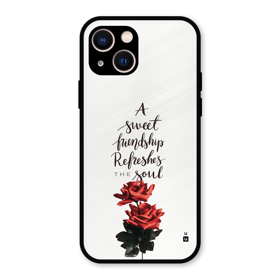 Sweet Friendship Metal Back Case for iPhone 13