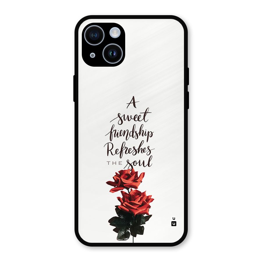 Sweet Friendship Metal Back Case for iPhone 14