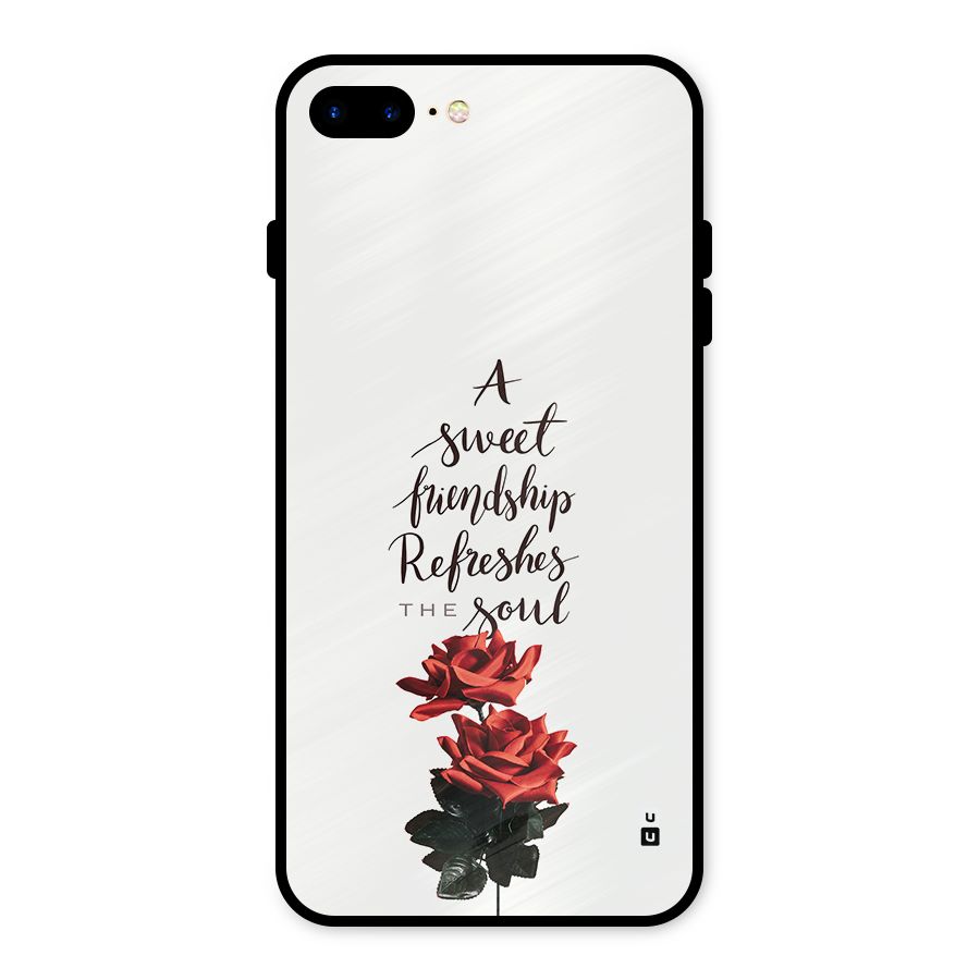 Sweet Friendship Metal Back Case for iPhone 7 Plus