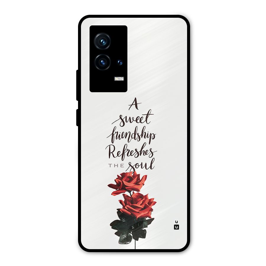 Sweet Friendship Metal Back Case for iQOO 9 5G