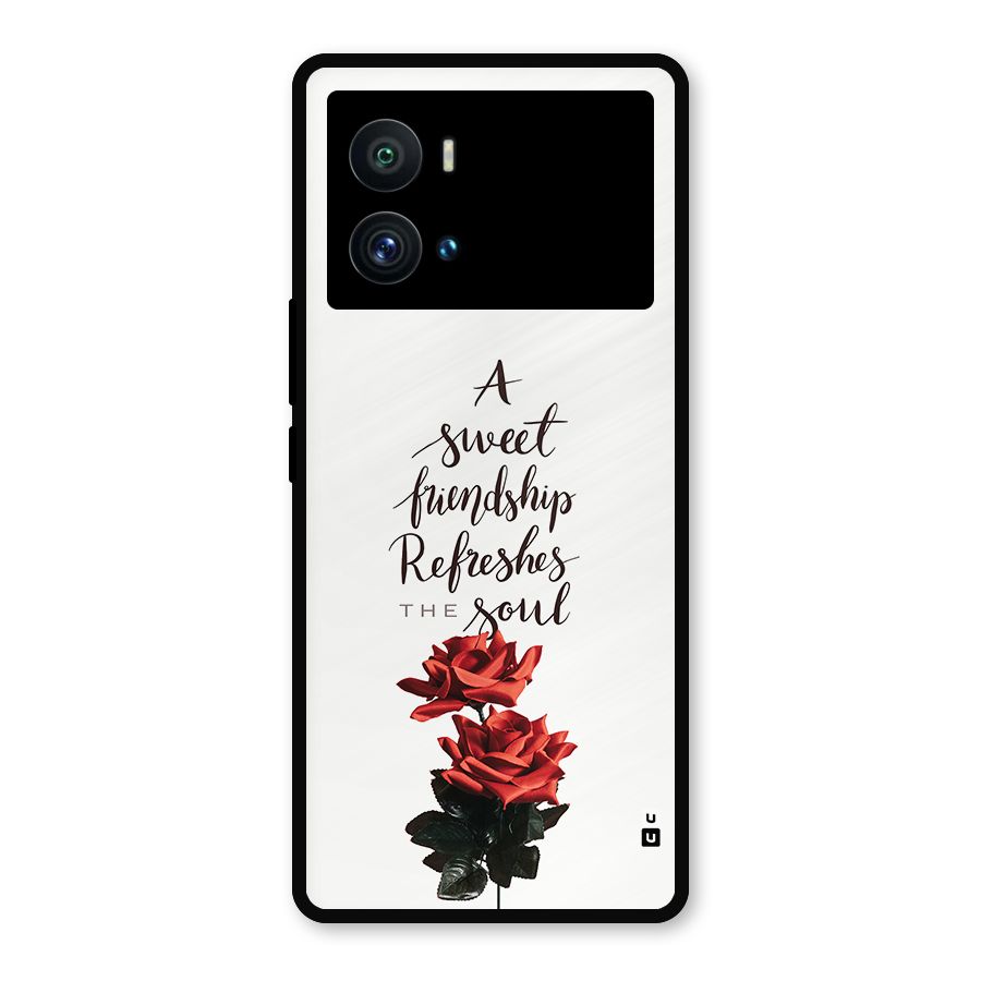 Sweet Friendship Metal Back Case for iQOO 9 Pro