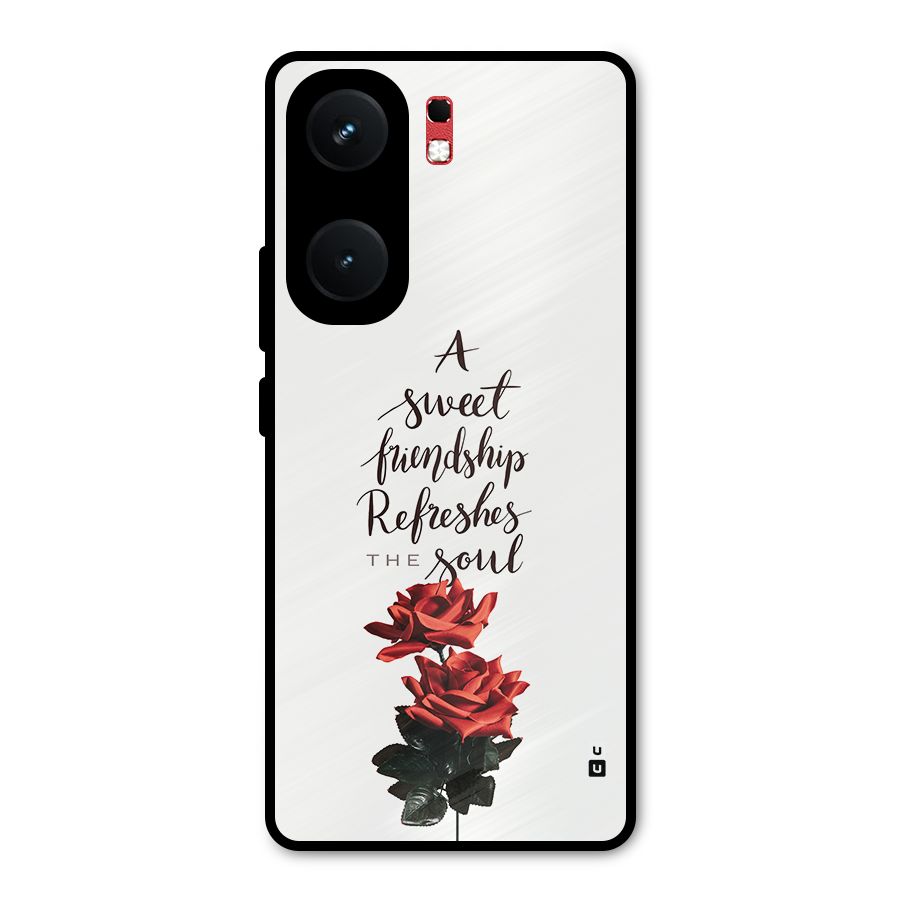 Sweet Friendship Metal Back Case for iQOO Neo 9 Pro