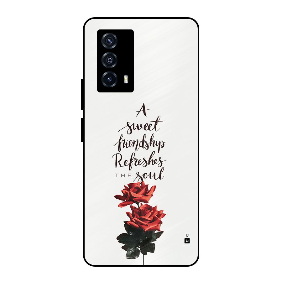 Sweet Friendship Metal Back Case for iQOO Z5