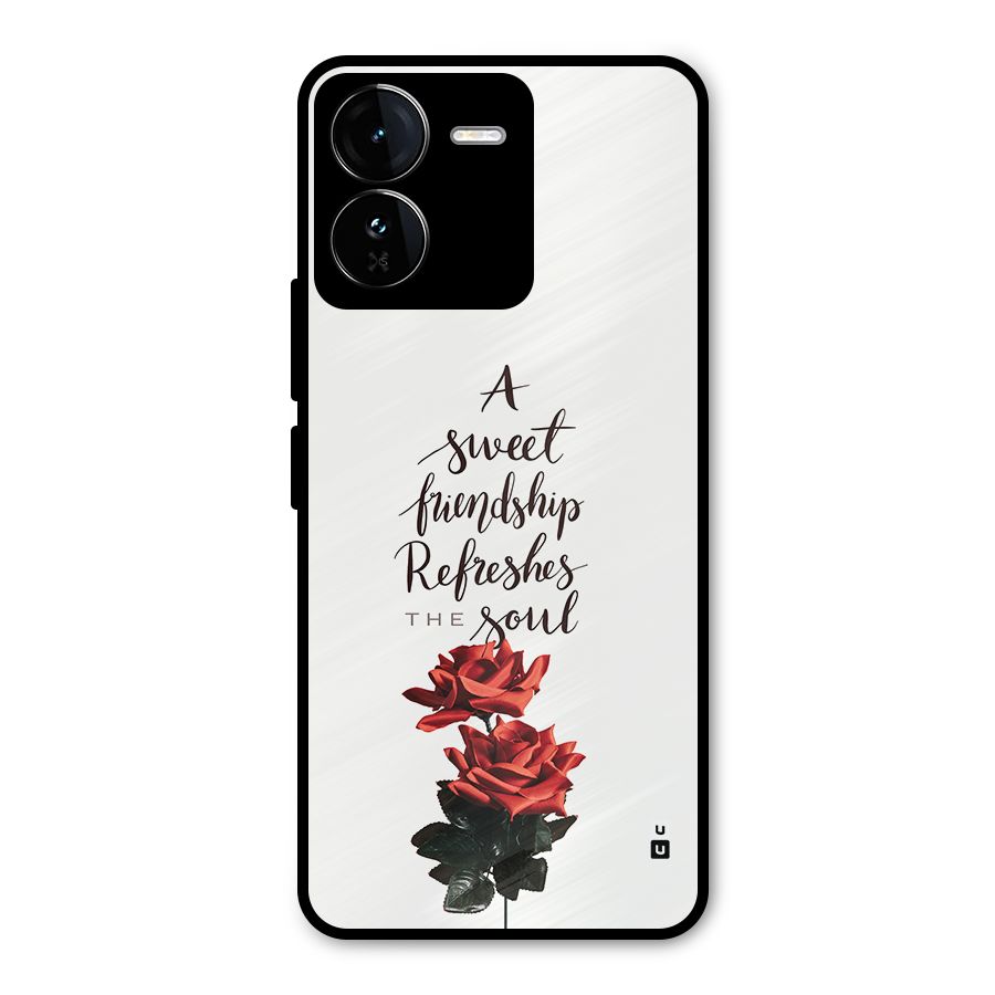 Sweet Friendship Metal Back Case for iQOO Z9