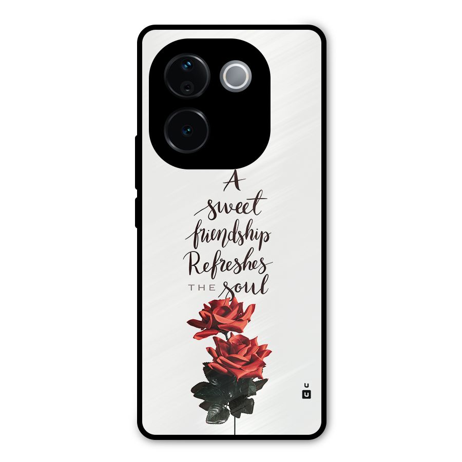 Sweet Friendship Metal Back Case for iQOO Z9s Pro