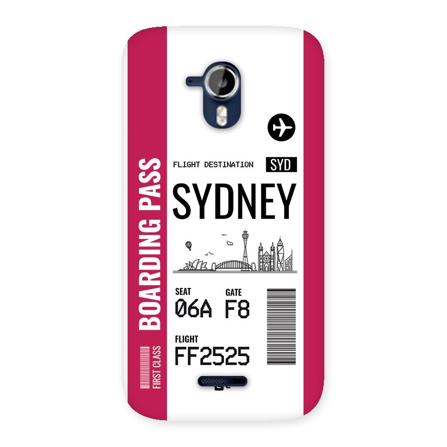 Sydney Boarding Pass Back Case for Canvas Magnus A117