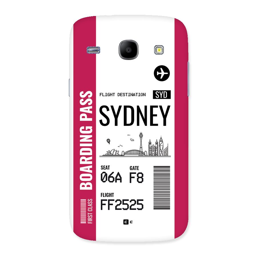 Sydney Boarding Pass Back Case for Galaxy Core