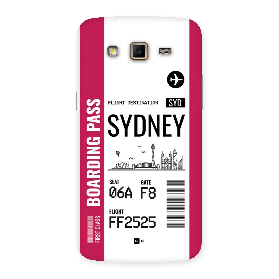 Sydney Boarding Pass Back Case for Galaxy Grand 2