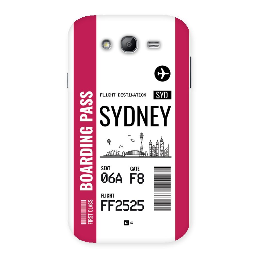 Sydney Boarding Pass Back Case for Galaxy Grand Neo Plus