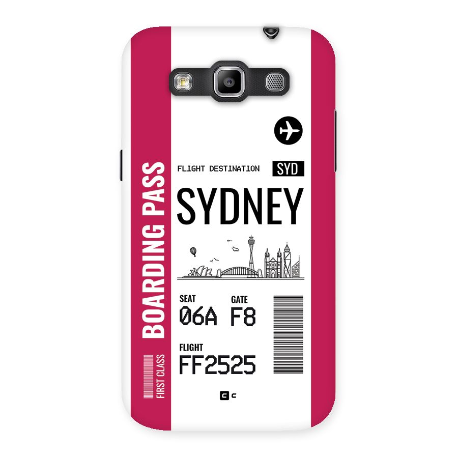 Sydney Boarding Pass Back Case for Galaxy Grand Quattro