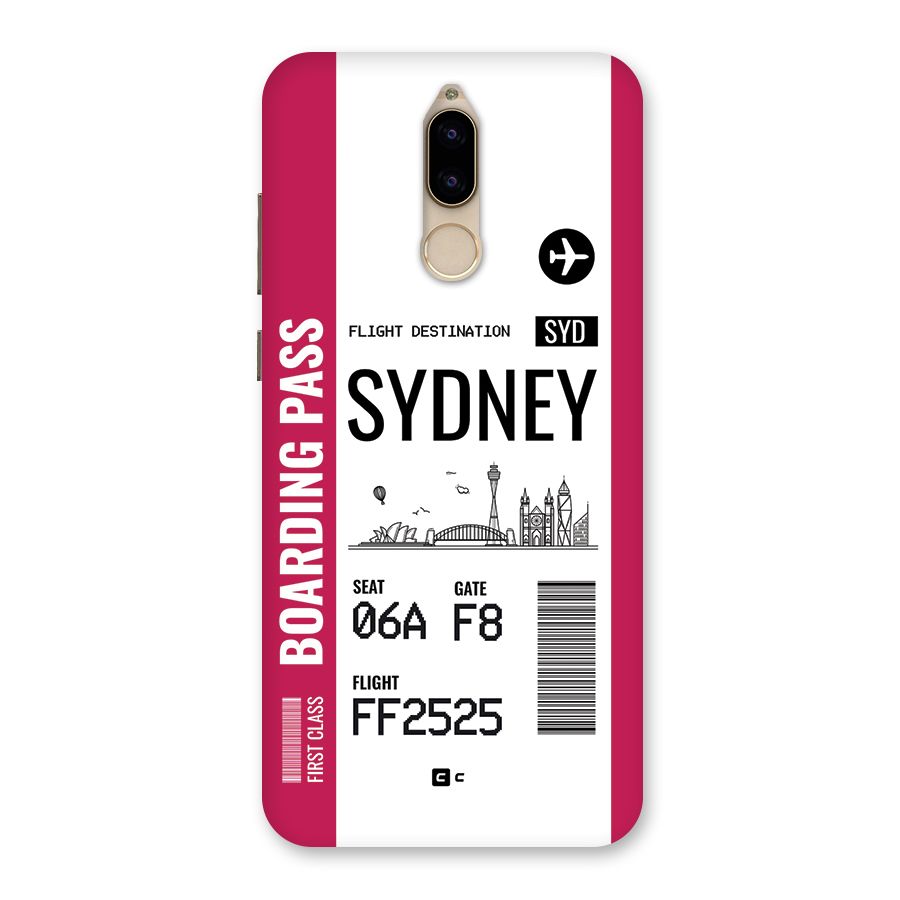 Sydney Boarding Pass Back Case for Honor 9i