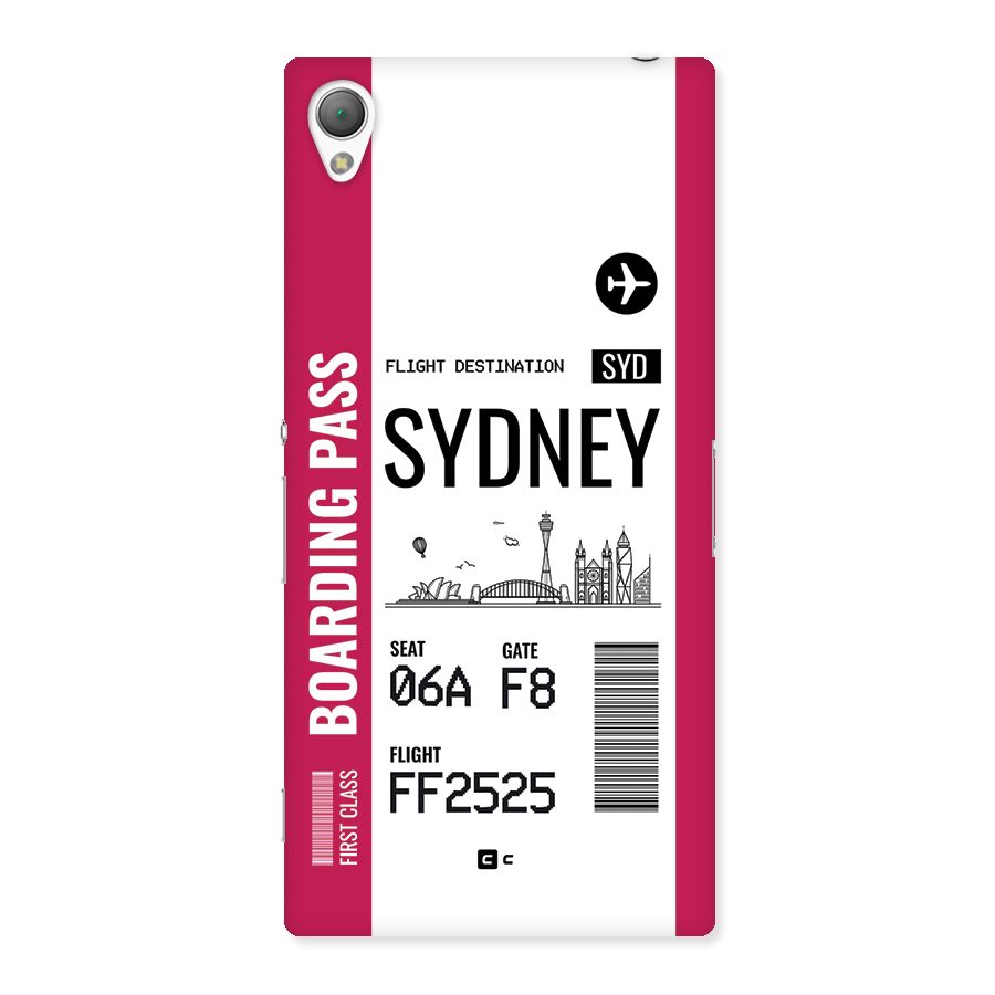 Sydney Boarding Pass Back Case for Xperia Z3