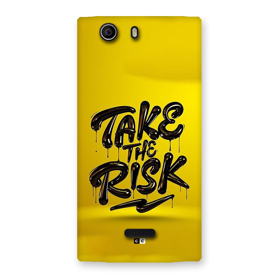Take The Risk Back Case for Canvas Nitro 2 E311