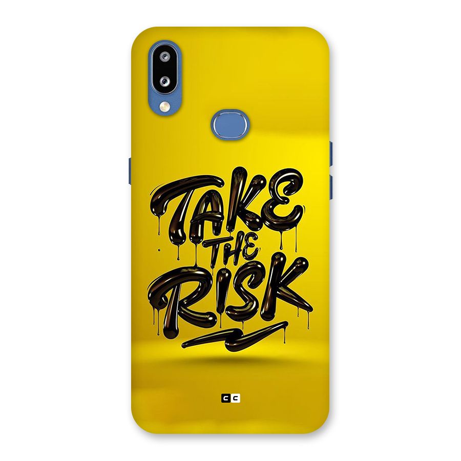 Take The Risk Back Case for Galaxy M01s