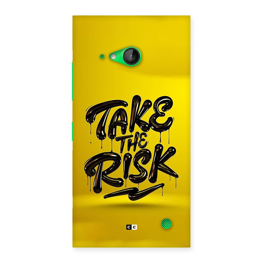 Take The Risk Back Case for Lumia 730