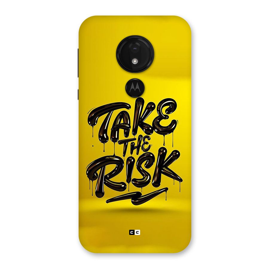 Take The Risk Back Case for Moto G7 Power