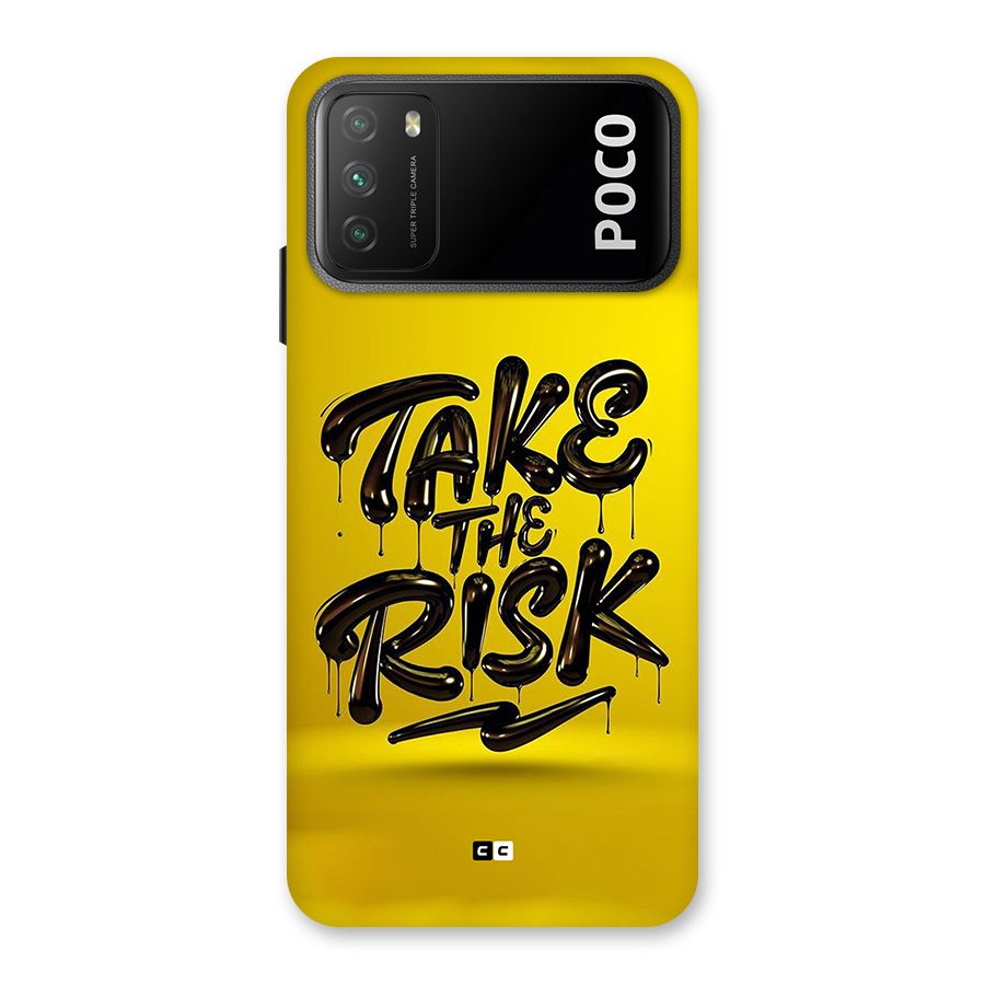 Take The Risk Back Case for Poco M3