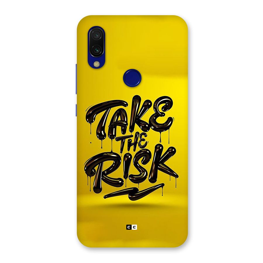 Take The Risk Back Case for Redmi Y3