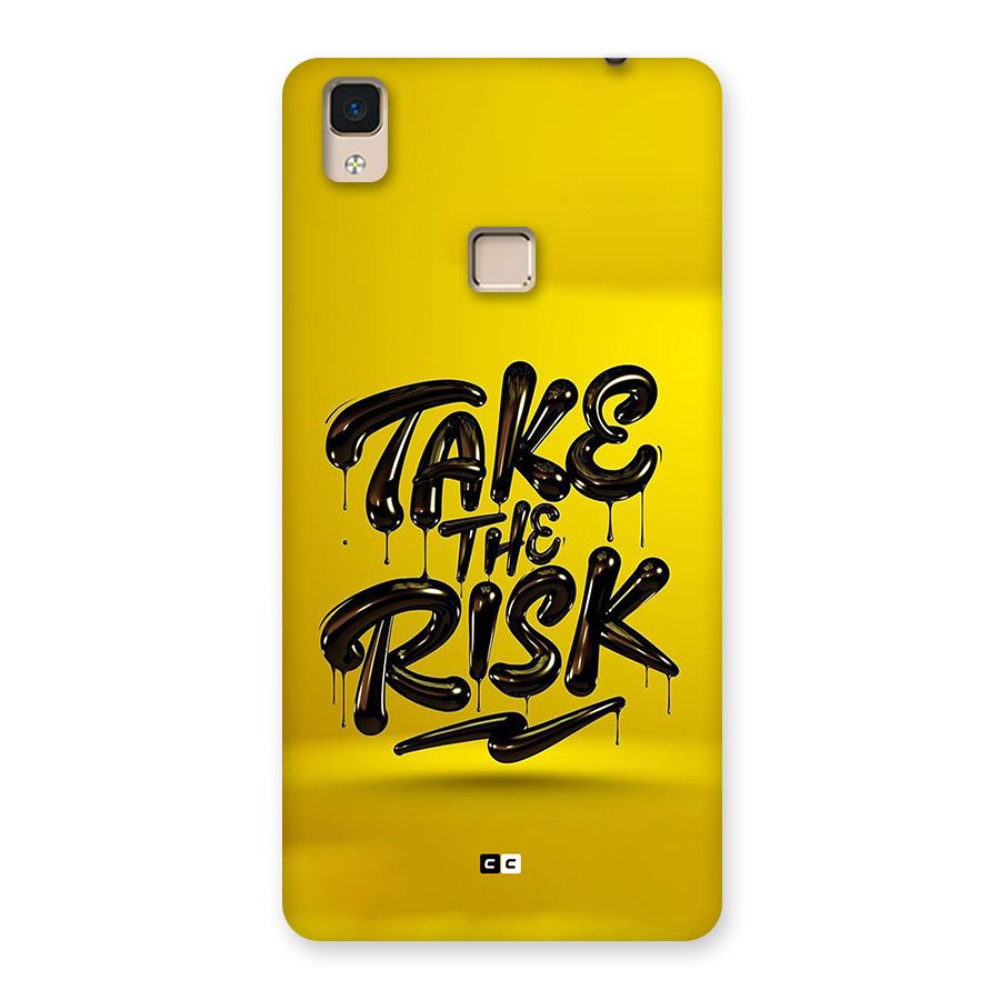 Take The Risk Back Case for V3 Max