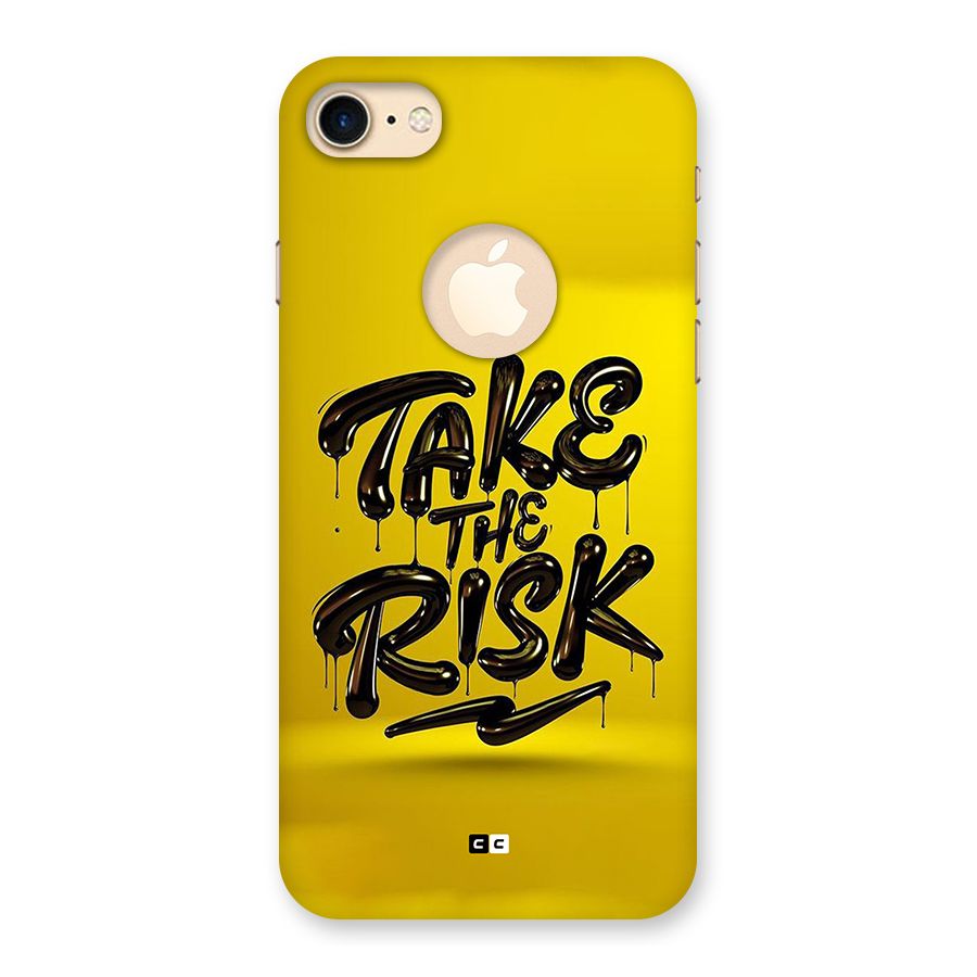 Take The Risk Back Case for iPhone 7 Logo Cut