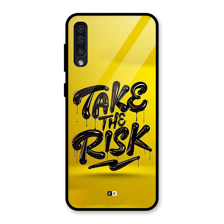Take The Risk Glass Back Case for Galaxy A50s