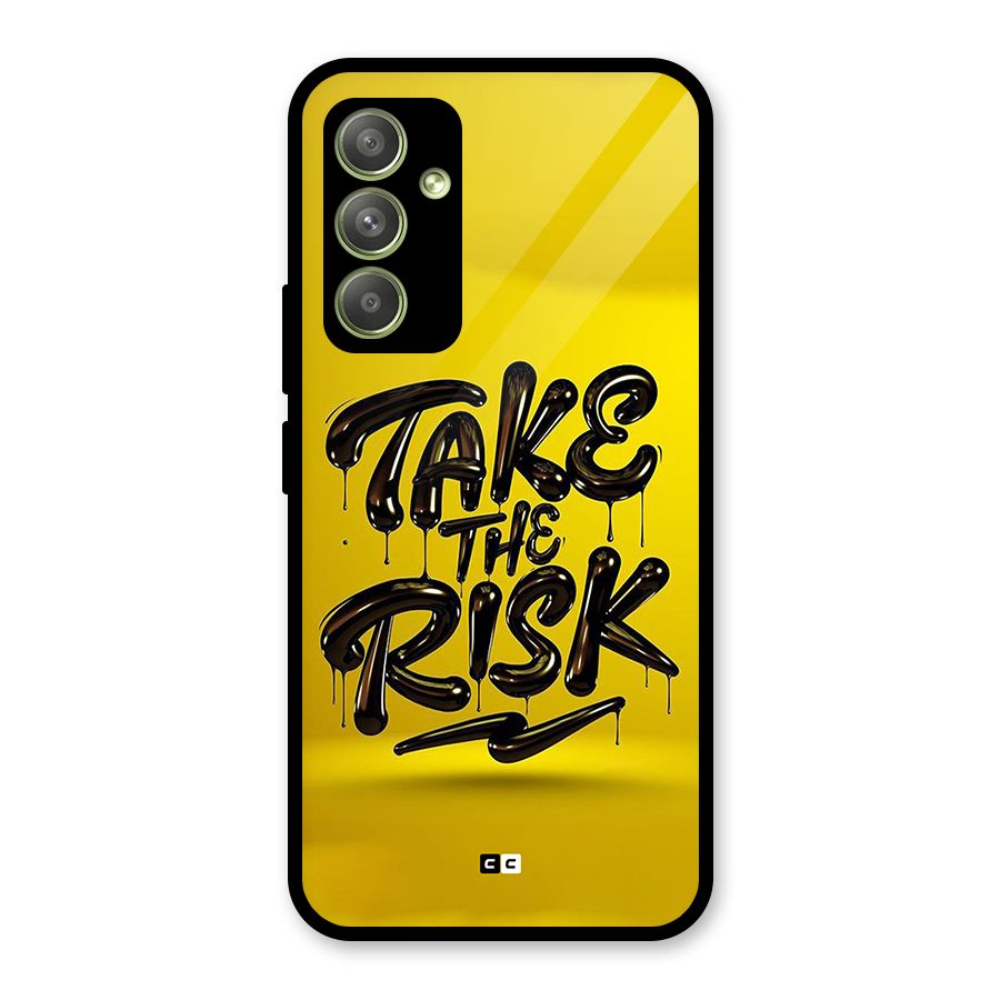 Take The Risk Glass Back Case for Galaxy A54