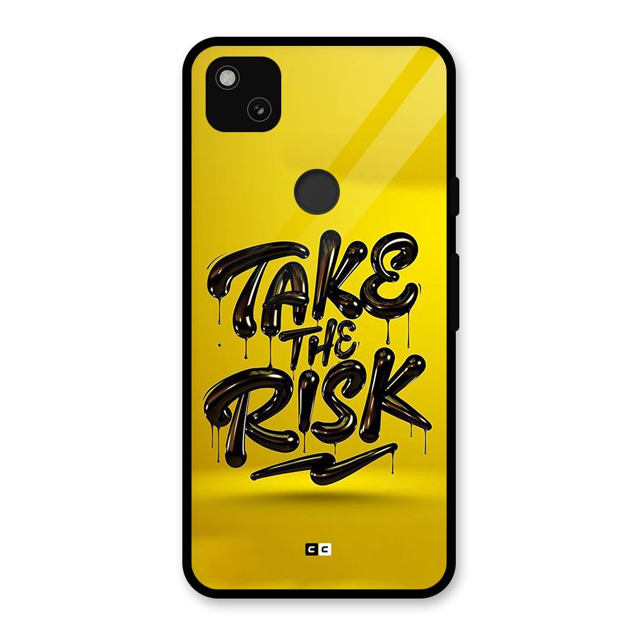 Take The Risk Glass Back Case for Google Pixel 4a