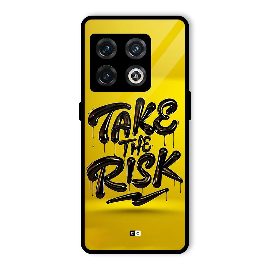 Take The Risk Glass Back Case for OnePlus 10 Pro 5G