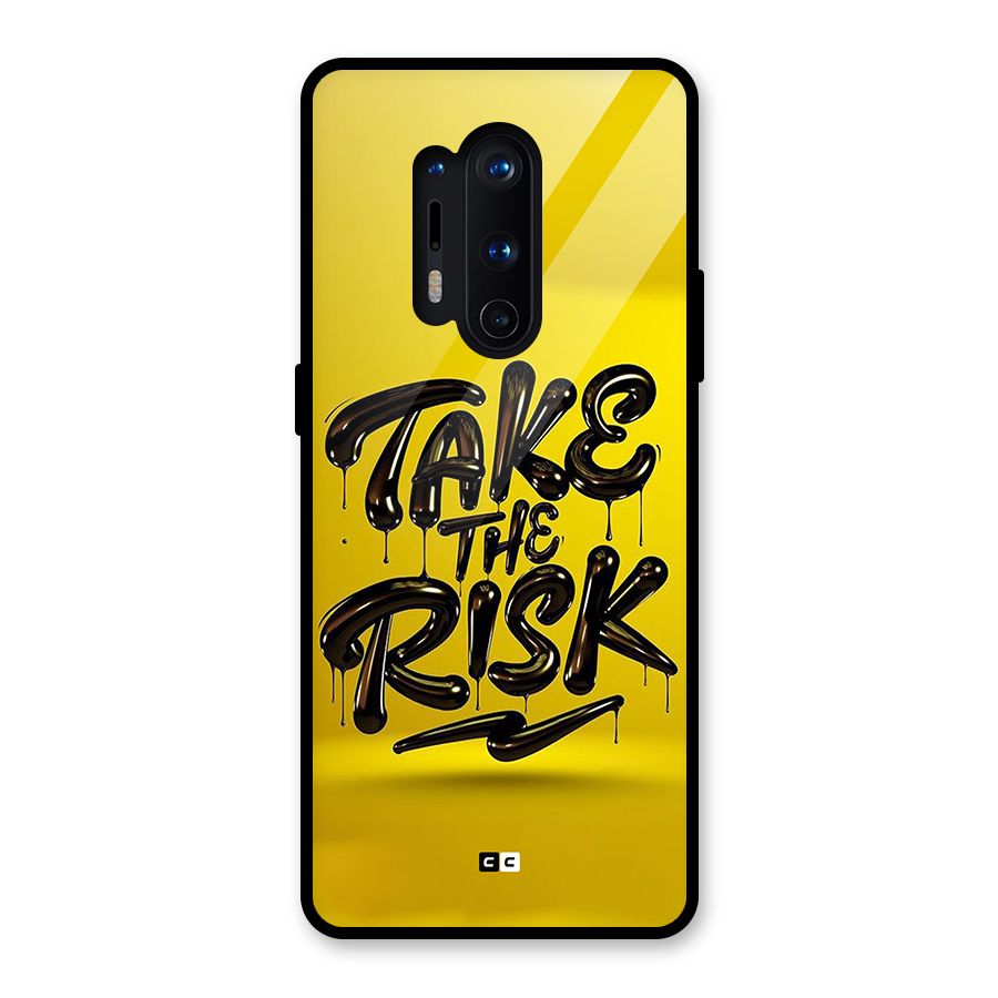 Take The Risk Glass Back Case for OnePlus 8 Pro