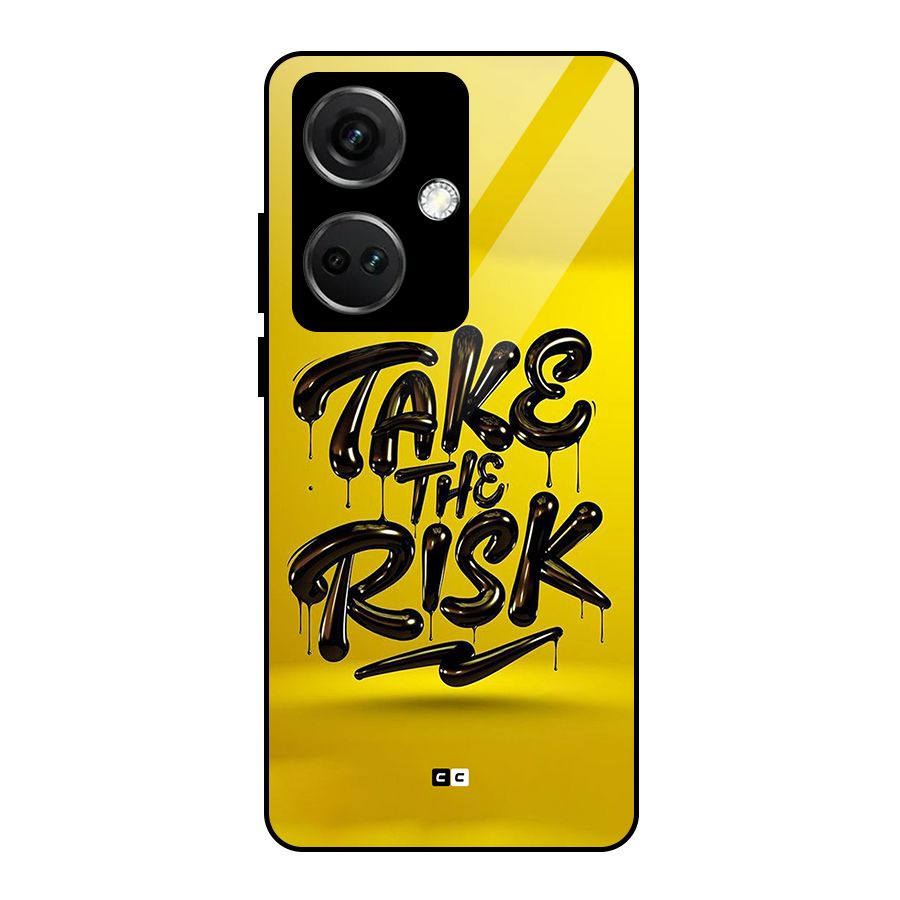Take The Risk Glass Back Case for OnePlus Nord CE 3 5G