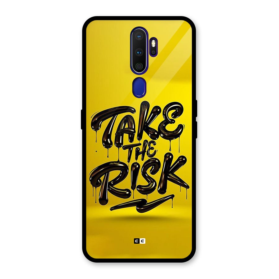 Take The Risk Glass Back Case for Oppo A9 (2020)