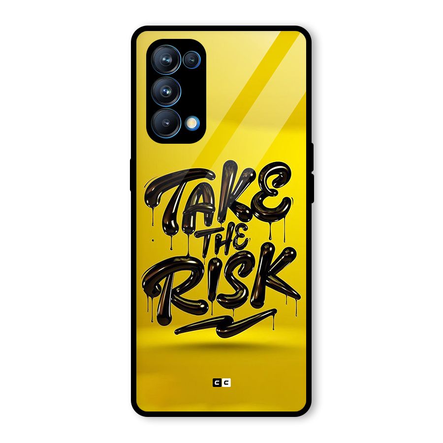 Take The Risk Glass Back Case for Oppo Reno5 Pro 5G