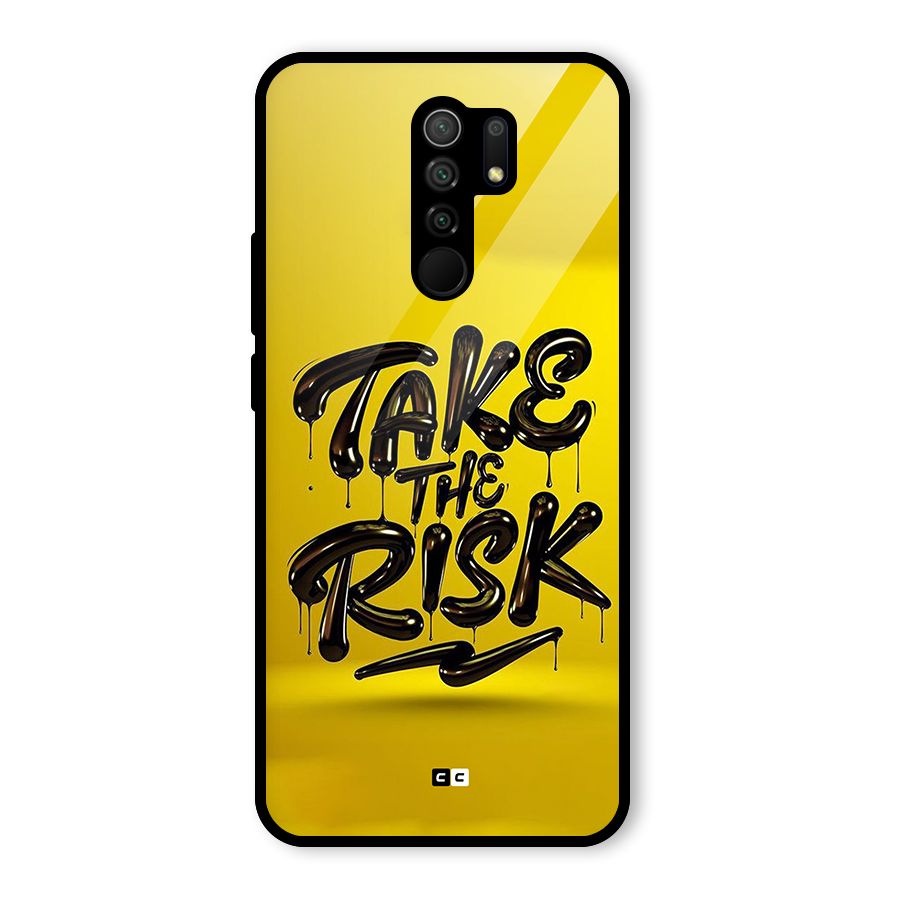 Take The Risk Glass Back Case for Poco M2
