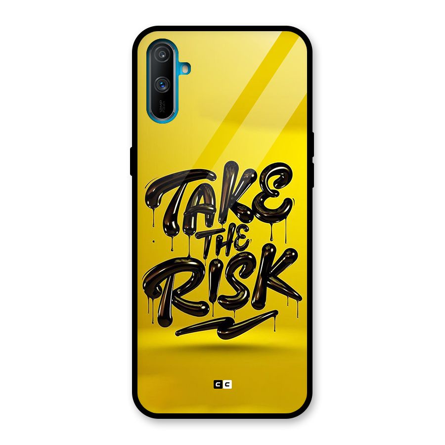 Take The Risk Glass Back Case for Realme C3