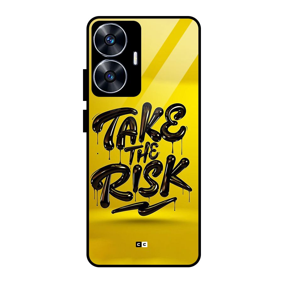 Take The Risk Glass Back Case for Realme Narzo N55