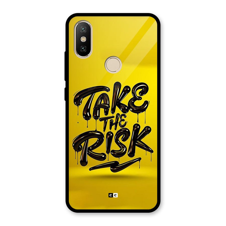 Take The Risk Glass Back Case for Redmi A1