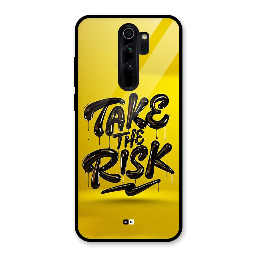 Take The Risk Glass Back Case for Redmi Note 8 Pro
