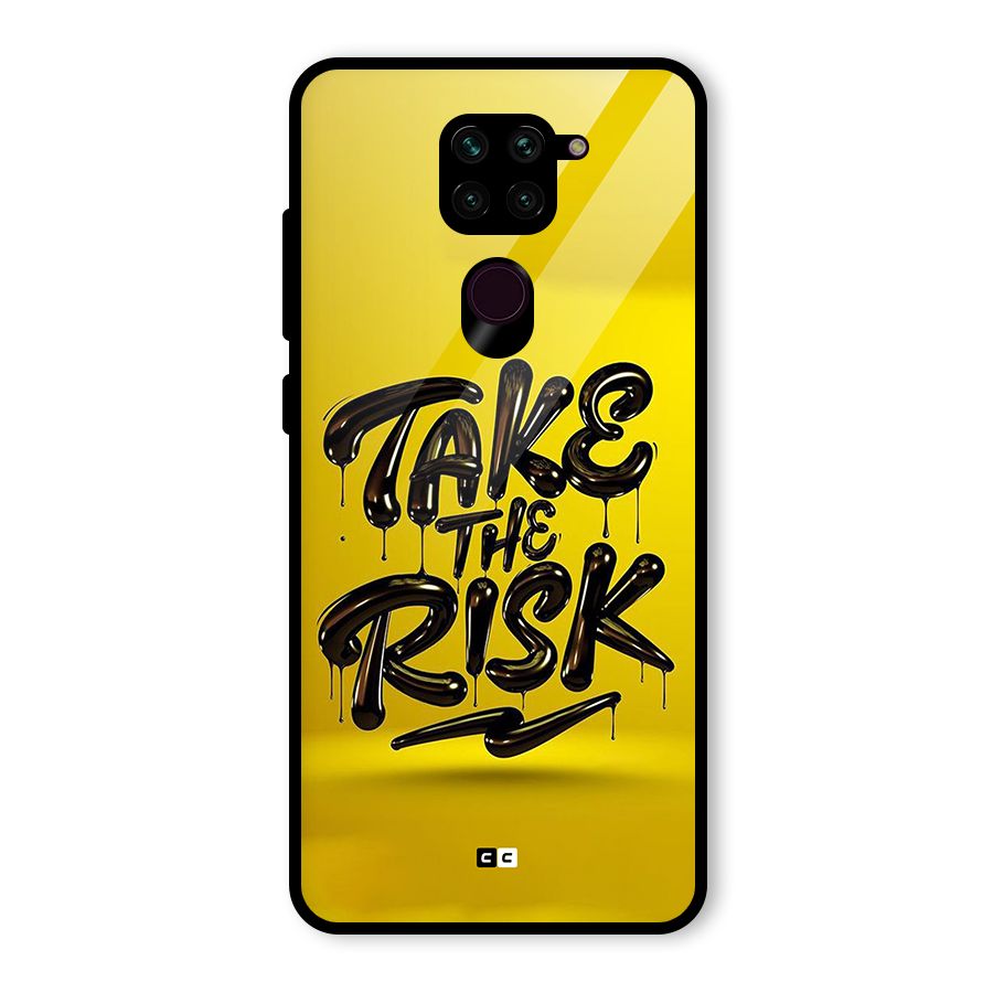 Take The Risk Glass Back Case for Redmi Note 9