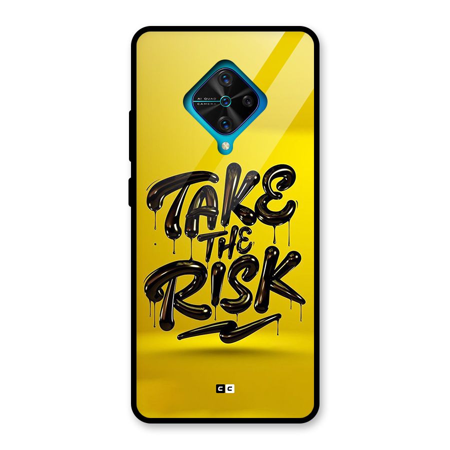 Take The Risk Glass Back Case for Vivo S1 Pro