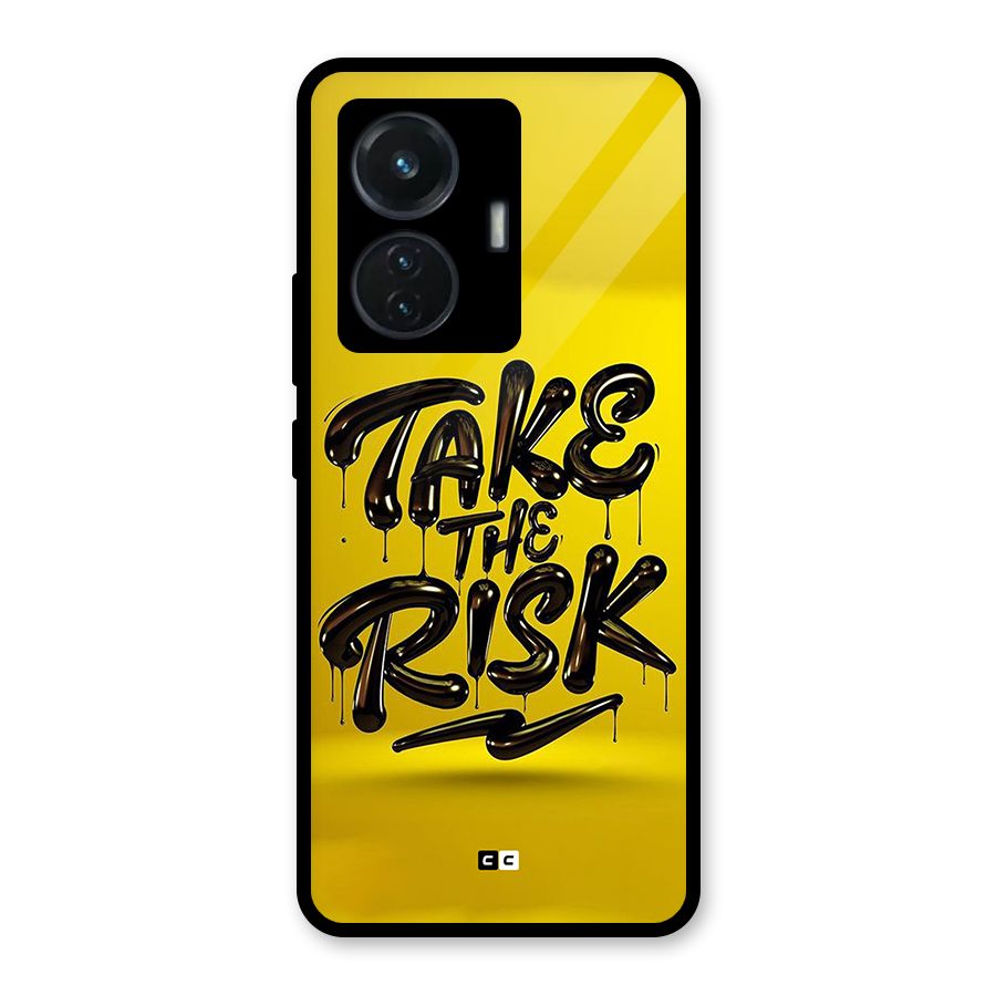 Take The Risk Glass Back Case for Vivo T1 44W