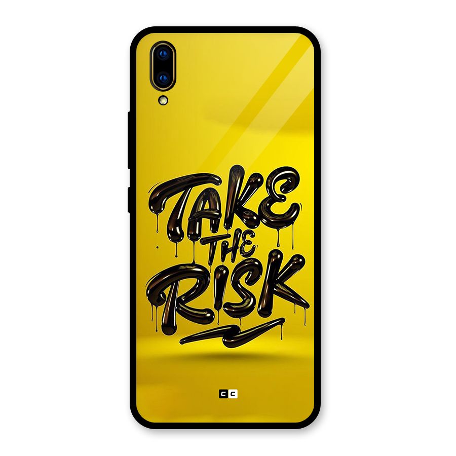 Take The Risk Glass Back Case for Vivo V11 Pro