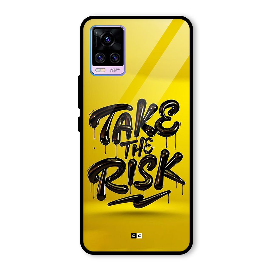 Take The Risk Glass Back Case for Vivo V20 Pro